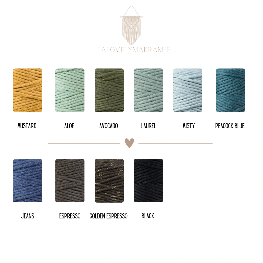 Makramee Autountersetzer 2er Set