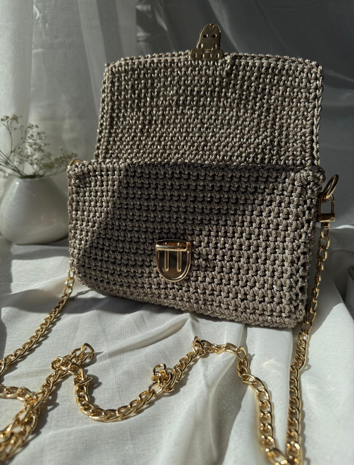 Häkeltasche luxuriös